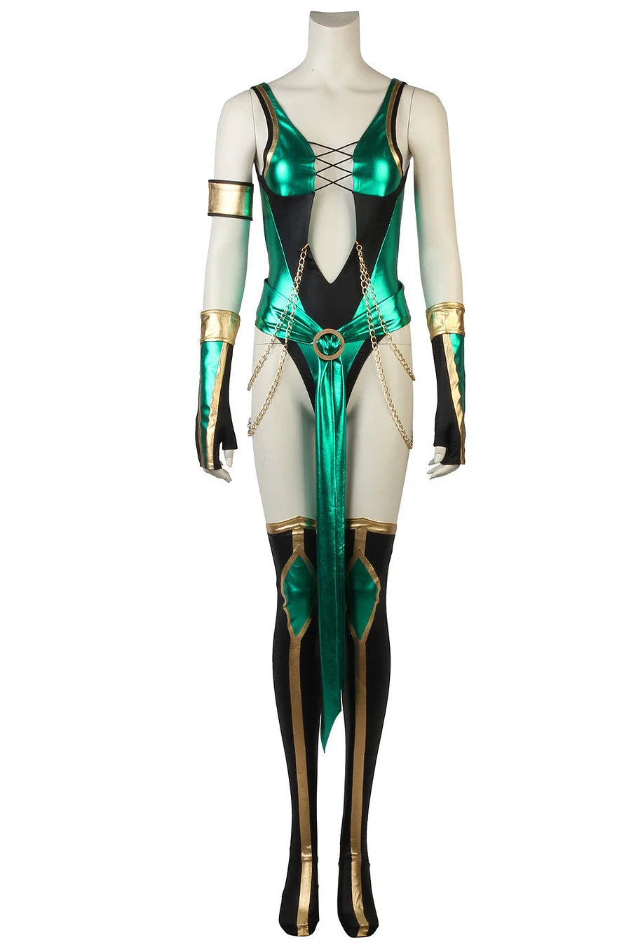 Mk9 Jade Halloween Outfit Cosplay Costume