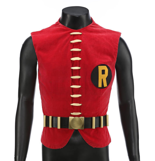 1966 Robin Tim Drake Red Vest Cosplay Suit