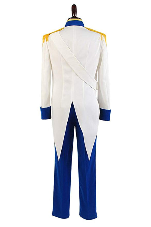 Prince Eric White Uniform Cosplay Costume