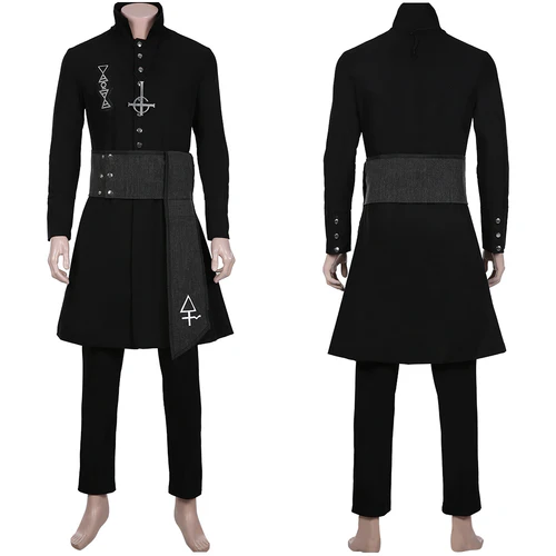 Ghost B.C. Nameless Ghoul Black Coat Cosplay Costume