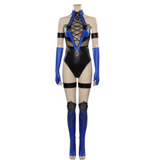 MK4 Kitana Cosplay Costume Jumpsuit Outfit