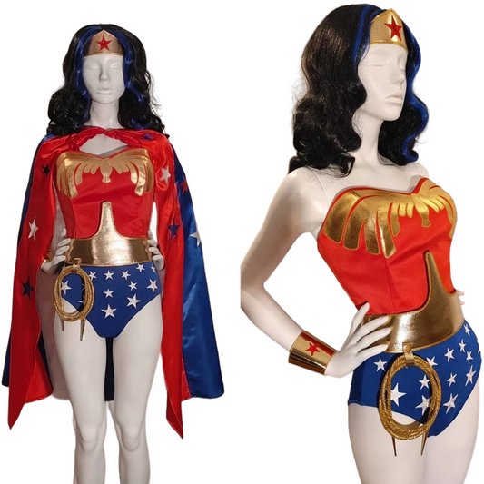 70's Wonder Woman Cosplay Costume