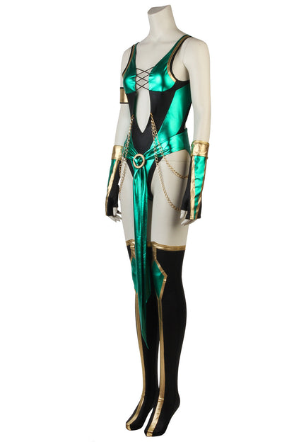 Mk9 Jade Halloween Outfit Cosplay Costume